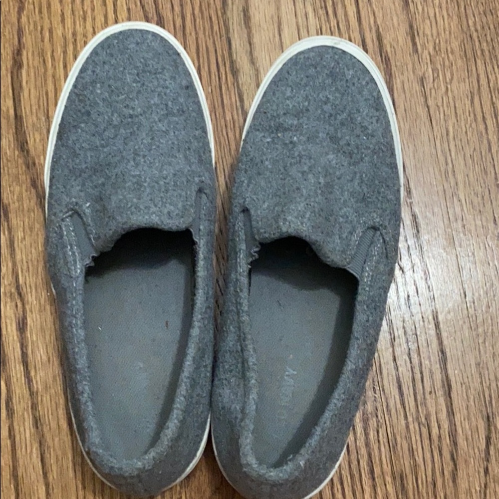 Grey slip on